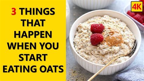 3 Things That Happen When You Start Eating Oats Youtube