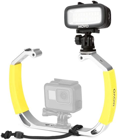 movo xl underwater scuba diving rig bundle  waterproof led light  gopro ebay