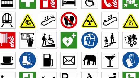iso symbols  safety signs  labels youtube