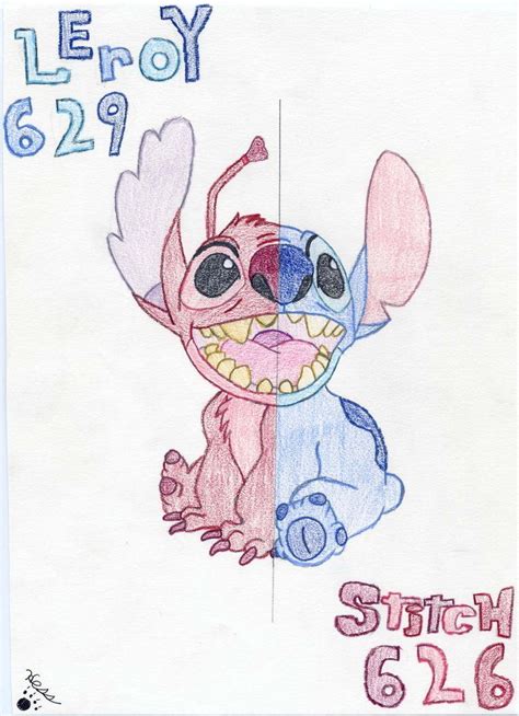 Stitch And His Evil Twin Leroy Disney Disney Art