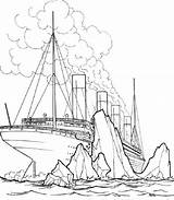 Titanic Coloring Pages Ship Printable Bilder Malen Print Iceberg Color Choose Board Open Malbücher sketch template