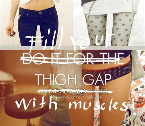 Fitness Humor 66 Fill Your Thigh Gap With Muscles