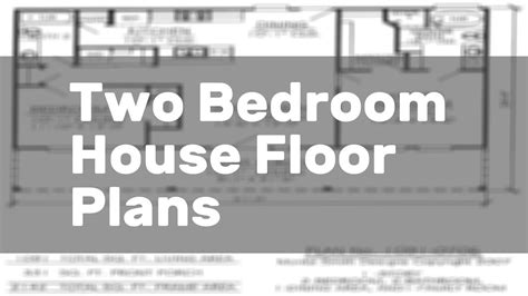 bedroom house floor plans youtube