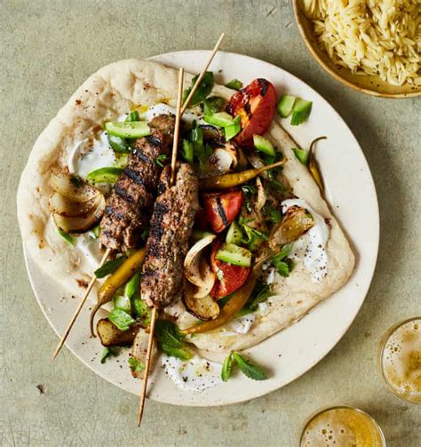 the thrill of the grill yasmin khan s recipes for adana kebabs with