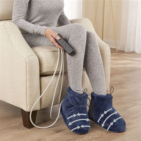 you can now get heated slippers that also compress and