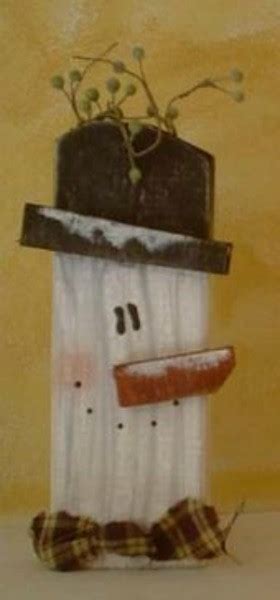 wooden country snowman thriftyfun