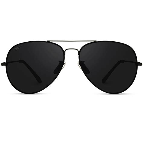 Maxwell Affordable Full Black Aviator Sunglasses Wearme Pro Men