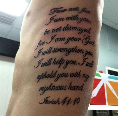Bible Verse Tattoos For Men On Ribs Best Tattoo Ideas