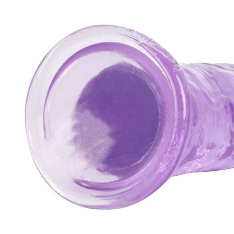 Jelly Dong Dildo Suction Cup 3 Sizes Waterproof Realistic Cock Veined