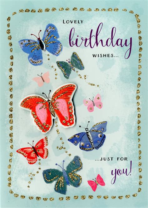 lovely birthday wishes birthday greeting card  nature