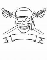 Coloring Pirate Skull Pages Great Fantasy Pirates Coloringsky Halloween Printable Colouring Sheet Choose Board sketch template