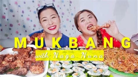 Mukbang With Naga Nuna Dimapur Naga Nuna Vlogs Nagaland India