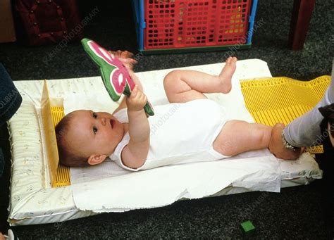 baby length measurement stock image  science photo library