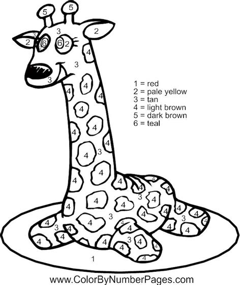 letter  giraffe color  number giraffe colors color  numbers
