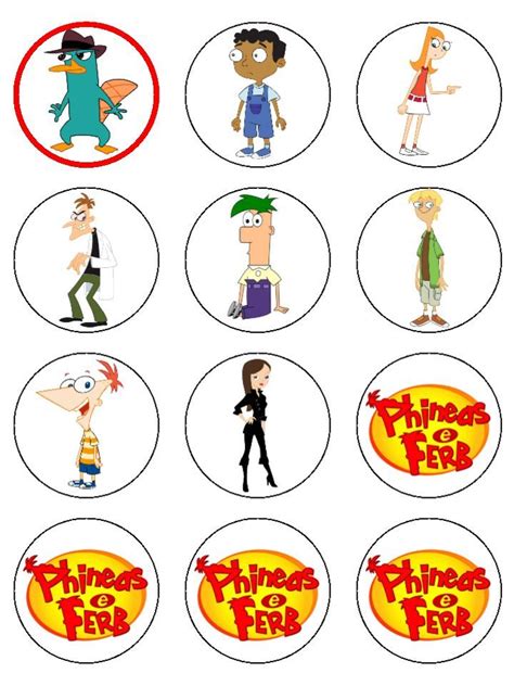 227 Best Phineas And Ferb Printables Images On Pinterest