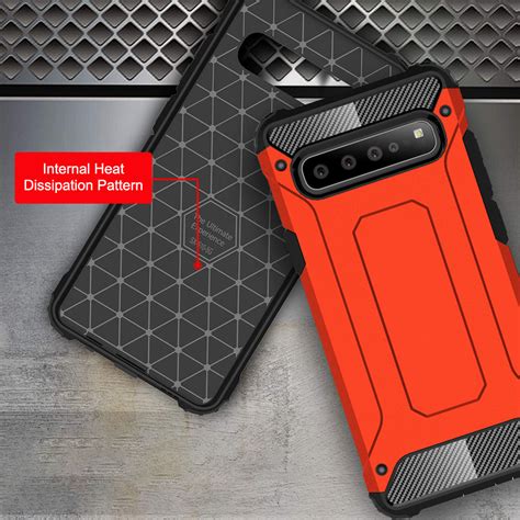 military defender shockproof case  samsung galaxy   red