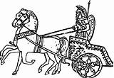 Chariot Roman Coloring Ancient Racing Pages Horse Roma Drawings Wecoloringpage Pulling Gods Goddesses sketch template
