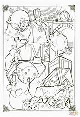 Coloring Pages Mice sketch template
