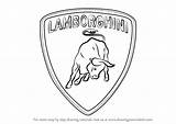 Lamborghini Draw Logo Ferrari Drawing Coloring Pages Step Logos Emblem Sketch Brand Hoze Houndz Steamer Color Drawings Tutorials Getdrawings Template sketch template