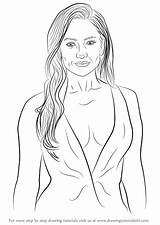 Jennifer Lopez Draw Pages Drawing Step Celebrities Coloring Sketch Templates Template Tutorials sketch template