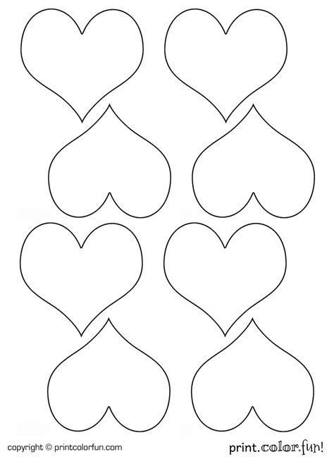 small hearts coloring page print color fun