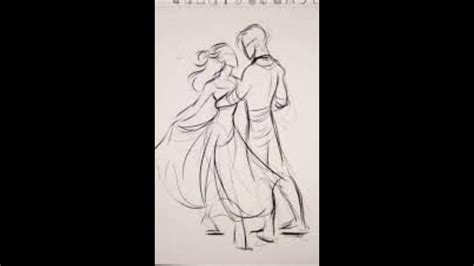Romantic Love Couple Pencil Sketch Drawing Learn How To