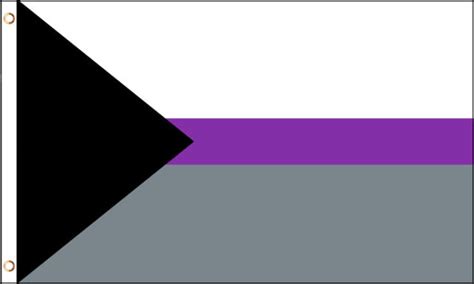 demisexuality flag 3x5 ft demisexual pride banner sign lgbt black gray