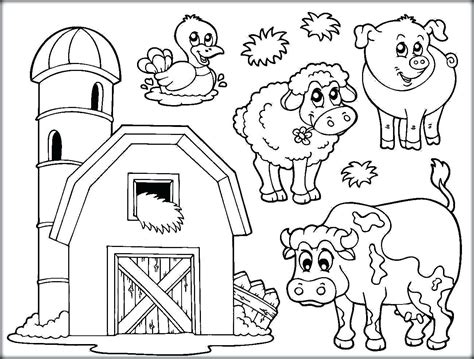 farm coloring pages  toddlers png color pages collection