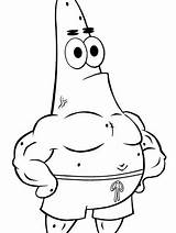 Patrick Star Coloring Pages sketch template