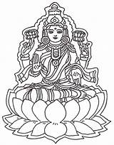 Hindu Indien Inde Hindou Adultos Dieu Saraswati Goddess Adulte Coloriages Ganesha Bollywood éléphant índia sketch template