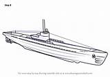 Boat Draw Drawing Boats Step Tutorials sketch template