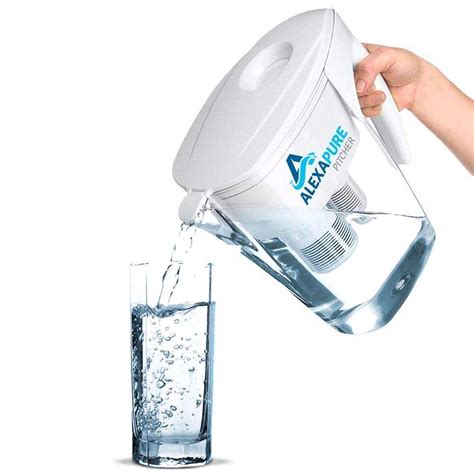 Alexapure Pitcher Water Filtration System Filters 92 Contaminants