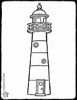 Vuurtoren Leuchtturm Ausmalbilder Kiddicolour Downloaden Uitprinten Ausmalen sketch template