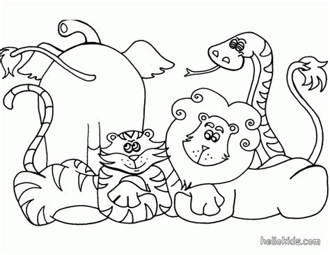 safari coloring pages  kids coloring home