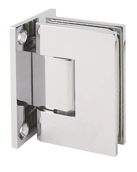 heavy glass chrome standard duty wall  glass shower door hinges