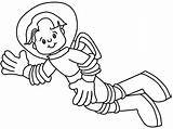 Astronaut Coloring Pages Space Cartoon Kids Clipart Cliparts Astronauts Color Search Spaceships Library Print Suit Results Printable Kleurplaat Gif Attribution sketch template