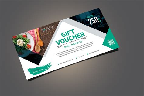 gift voucher card templates creative market