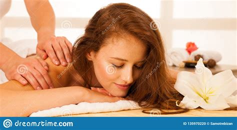 Body Care Spa Body Massage Treatment Woman Having Massage In The Spa