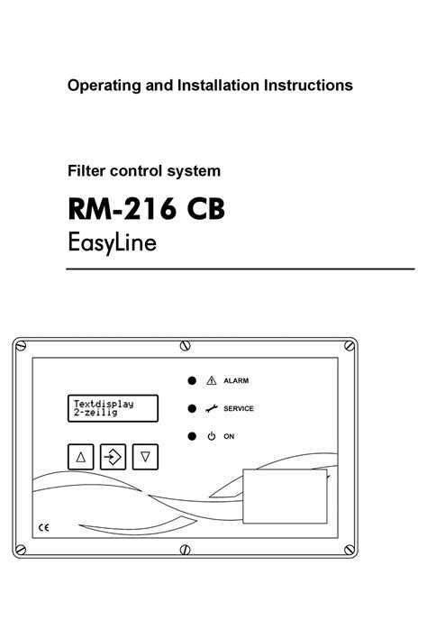 reco easyline rm  cb operating  installation instructions   manualslib