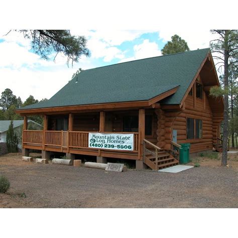 mountain state log homes  arizona  contractors   cooley st show  az phone