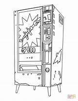 Coloring Fortnite Vending Machine Pages sketch template