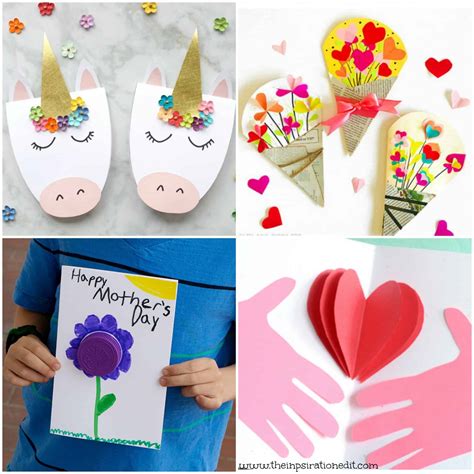 mothers day cards  kids easy mothers day card idea designs