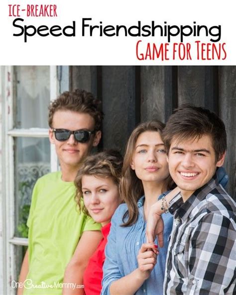 Speed Friendshipping Game For Teens Activities For Teens Games For