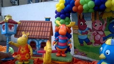 Decoração De Festa Infantil Com Backyardigans Como Tema De