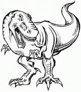 Coloring Rex Dinosaur Pages Printable Popular sketch template