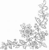 Coloring Flower Pages Border Borders Chaconia Corner Printable Adult Color Colouring Wedding Getcolorings Template Choose Board Colorpagesformom Embroidery sketch template