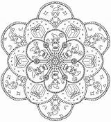Christmas Mandalas Coloring Stress Goodbye Say Mandala Psychotherapy Universal Jung Patients He Use His Made sketch template