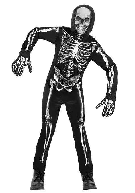 kids classic skeleton bones costume