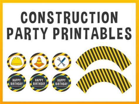 fun construction birthday party ideas party  unicorns