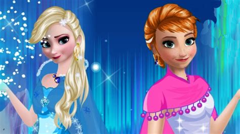 Disney Frozen Online Games Princess Elsa And Anna Dressup Frozen